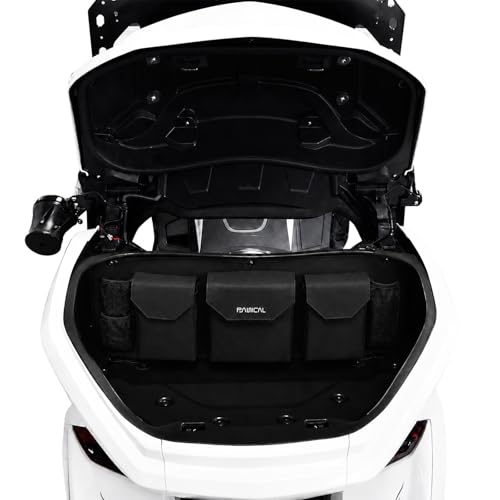PANICAL Motorcycle for Honda GoldWing GL1800 Tour DCT 2021-2024 2025 2026 Rear Top Trunk Organizer Bag Gloves Tools & Accessories Nylon Fit Inside Top Case (Black)