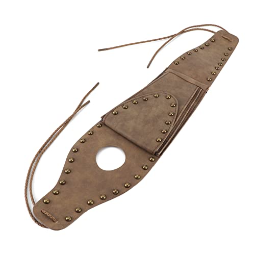 HERCHR Fuel Tank Panel Cover Bag, Motorcycle Gas Tank Pouch Bag PU Leather Pad Motorcycle Oil Fuel Tank Cover for XL 883 1200 48(Bronze Rivet Edge) - color: Bronze Rivet Edge