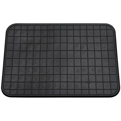 Scepter 37" L x 25" W Heavy Duty Utility Drip Tray, Extra Large Automotive Garage Mat, Pet Food Mat, and Washing Machine Pan, Black, 2-Pack (AM2PK06951)