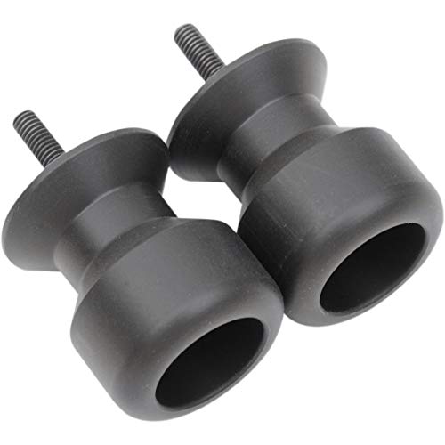 Pro-Tek Swing Arm Spools Sliders Made For 2015 2016 2017 2018 Yamaha FJ-09 FJ-9 FJ9 FJ 09, 6mm Spools with Black Acetal Pucks (Black)