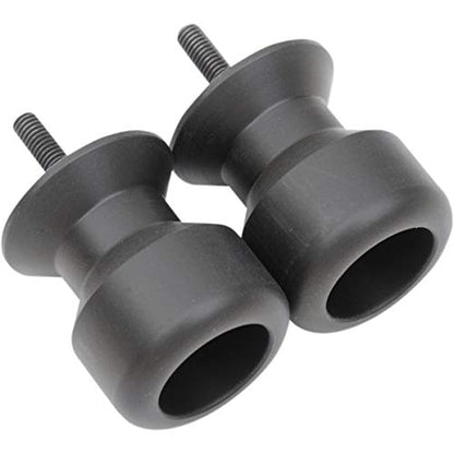 Pro-Tek Swing Arm Spools Sliders Made For 2015 2016 2017 2018 Yamaha FJ-09 FJ-9 FJ9 FJ 09, 6mm Spools with Black Acetal Pucks (Black)