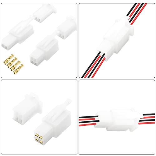 WMYCONGCONG 580 PCS Automotive Electrical Wire Connectors Kit 2.8mm 2 3 4 6 9 Pin Automotive Electrical Wire Male Female Socket Plug Pin Header Crimp Wire Terminals + 25 Kits 4mm Bullet Connectors