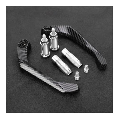 Motorcycle Handlebar Grips Brake Clutch Levers Guard Protector Handguard FOR CBR250 CBR 250 CBR250R CBR250RR 2011-2024 - color: Silver With Logo
