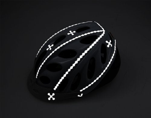 RydeSafe Reflective Decals - Hexagon Kit - Large - color: White