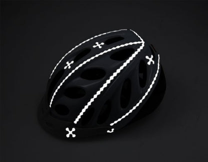 RydeSafe Reflective Decals - Hexagon Kit - Large - color: White