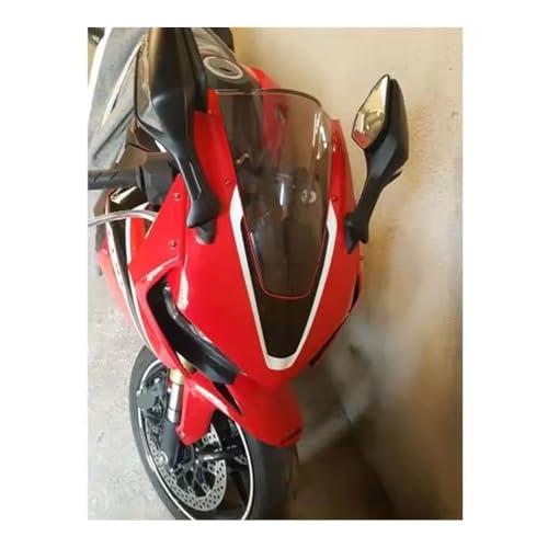 Windshield Wind Deflector for CBR1000RR CBR 1000RR 2017 2018 2019 2020 2021 CBR 1000 RR Windshield Double Bubble Windscreen Screen Wind Deflectors - color: T-ransparent