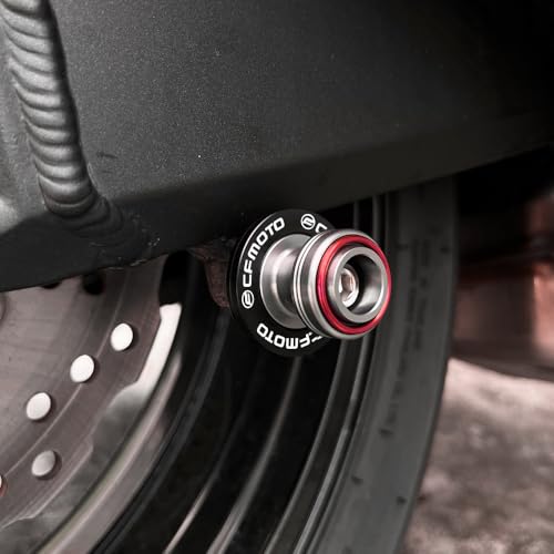 Compatible with CFMOTO Ibex450 Ibex800 300SS 450SS 450NK 450CLC 675SS 675NK 750SS 800NK Motorcycle CNC Swingarm Spools Sliders Stand Screw Paddock Bobbins (Red) - color: Red