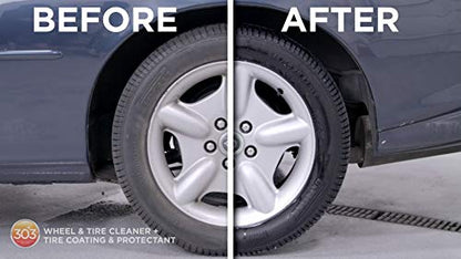 303 Products Wheel and Tire Cleaner - Cleans Both Wheels and Tires Effectively - Tough on Brake Dust - Removes Tire Browning - Foaming Formula, 24 fl. oz. - size: 24 Fl Oz (Pack of 1)