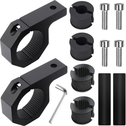Light Bar Mount Kit 19-32mm Universal Work Light Tube Clamp Aluminium Mounting Brackets,Spotlight Extension Pole,for Off-Road Vehicles Car Truck Motorcycle - style: 19-32mm