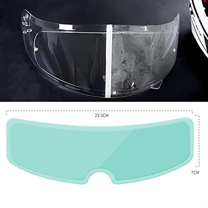 Photochromic Anti-Fog Helmet Film, Universal Helmet Shield Anti Fog Film, 5 PCS Anti-Fog Clear Visor Helmet Lens Sticker Shield Film