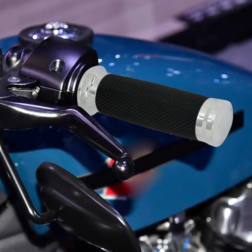 1" Electronic Throttle Defiance Handlebar Grips 25mm Hand Grips Fit for Harley Touring Street Glide Road King Road Glide Electra Glide - color: #2 Chrome