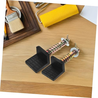 Luxshiny 2pcs Motorcycle Stand Spool Attachment Heavy Duty Rear Wheel Lifting Device Shaped Design for Quick Installation Compatible with Various Models