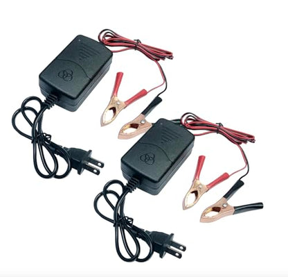 Car Battery Charger 12V 1A Battery Charger Maintainer Trickle Charger for Boats Motorcycles ATVs Riding Mowers & Car Truck SUV RV 1Pcs (2)