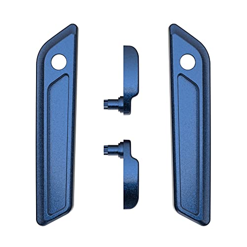Advanblack Saddlebag Latches Covers, Lid Lifters Levers Fit for 2014+ Harley Touring Hard Saddlebags - Big Blue Pearl - color: Big Blue Pearl