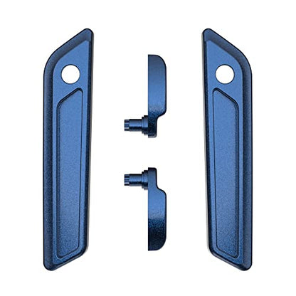 Advanblack Saddlebag Latches Covers, Lid Lifters Levers Fit for 2014+ Harley Touring Hard Saddlebags - Big Blue Pearl - color: Big Blue Pearl