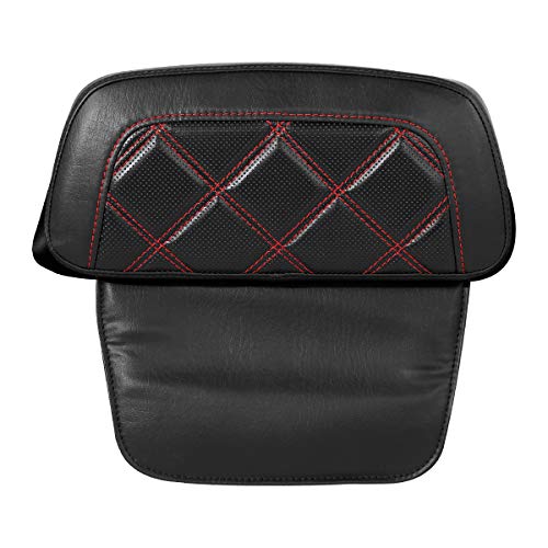 Razor Chopped Trunk Backrest Pad Fits For Harley Touring 2014-2023 Tri Glide Road King Street Glide Road Glide Electra Glide Pack - color: Style D# 2