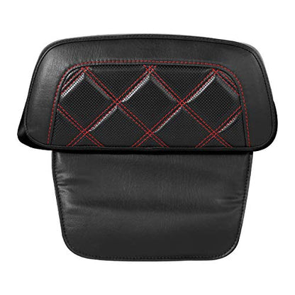 Razor Chopped Trunk Backrest Pad Fits For Harley Touring 2014-2023 Tri Glide Road King Street Glide Road Glide Electra Glide Pack - color: Style D# 2