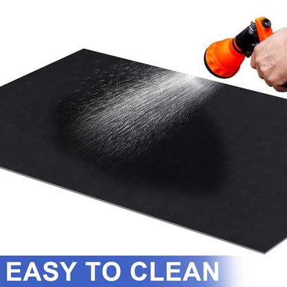 Drydiet Motorcycle Mat Garage Floor Rug Washable Parking Mats for Garage Floors Non Slip Oil Absorbent Pad Rubber Backing Layer Protects Floor (Arrow Style,78 x 31 Inch) - size: 78 X 31 Inch, style: Arrow Style