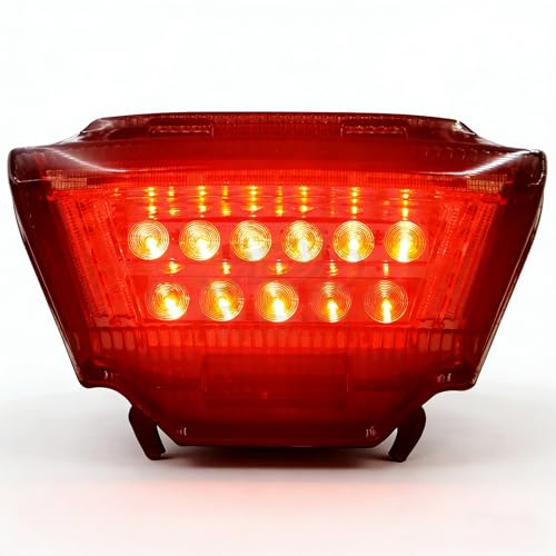 Integrated LED Tail Brake Turn Signal Light,#MD059-2,Smoke | Compatible with Kawasaki Ninja ZX10R ZX-10R 2011-2015 - color: Smoke