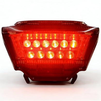 Integrated LED Tail Brake Turn Signal Light,#MD059-2,Smoke | Compatible with Kawasaki Ninja ZX10R ZX-10R 2011-2015 - color: Smoke