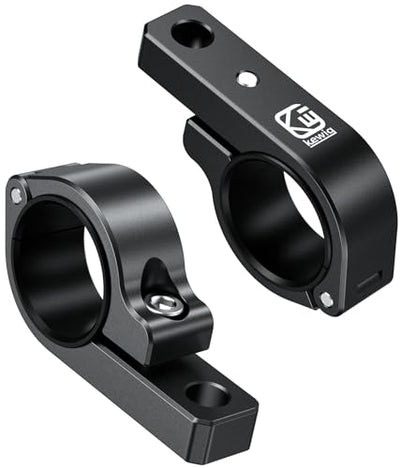 BRCOVAN 2PCS, Metal Light Bar Mounts, Off-Road LED Light Mounting Bracket | Fit for Round Rails 0.75" / 0.875'' / 1" / 1.125'' /1.26" / 1.375'' in Diameter, for Motorcycle ATV UTV Boat Truck