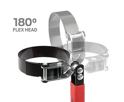 TEKTON 5868 3-3/4-Inch Flex Oil Filter Wrench