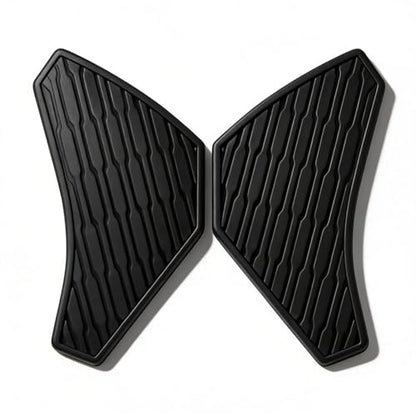 Motorcycle SideTank Pad, Gas Oil Fuel Tank Pad, Rubber Decal Tank Protector, Anti-Slip Scratch-Resistant Protector Sticker Compatible with Kawasaki KLR650 2022-2024