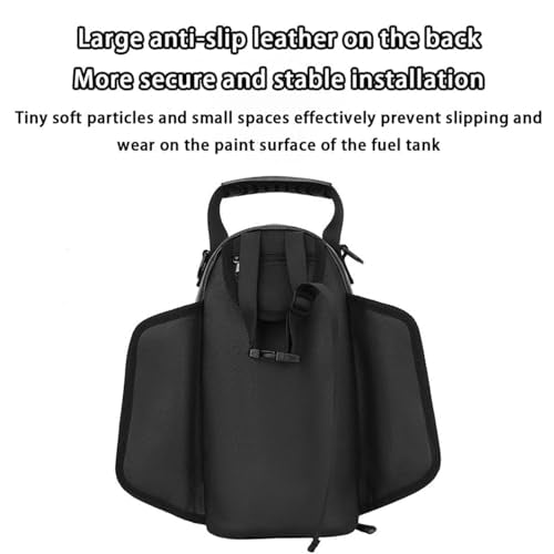 Motorcycle Tank Bag for Kawasaki Ninja 400 2018–2026, Magnetic & Strap Mount Tank Bag for Motorcycles, Waterproof Touch Screen Phone Pouch Anti-slip Base