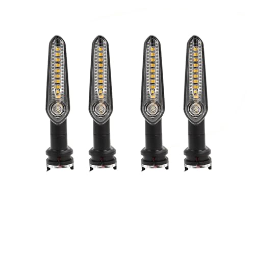 LED Turn Signal Light Running Water Lamp Compatible With YAMAHA MT07 Tenere 700 XJ6 FZ6 MT09 Tracer 900 MT10 MT03 FZ25 Indicator Directional(4pcs Flowing) - color: 4pcs Flowing