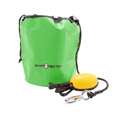 Extreme Max 3006.6874 BoatTector All-in-One PWC Sand Anchor and Buoy Kit with 6' Rope and Snap Hook - Green - color: Green