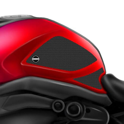 Silicone Tank Grips for Ducati Monster 937 (Plus) 2021+ | Super Strong Adhesive, Anti Slip Knee Pads, Scratch Protection | Exact Fit Motorcycle Accessories