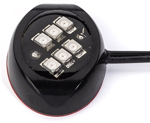 Oznium LED Modules (Round Black, Blue LED) - color: Blue LED, size: Round Black