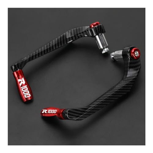 Handlebar Protector Motorcycle for SU&ZUKI GSXR1000 2001-2021 2022 2023 2024 GSX-R GSXR 1000 R1000 Motorcycle Handlebar Grip Brake Clutch Levers Guard Protector - color: Red Lever Guard