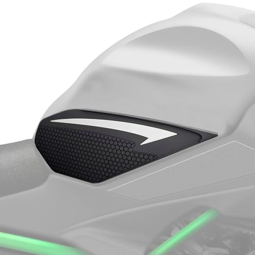 Motorcycle Ninja650 Z650 Fuel Tank Traction Pad Side Gas Knee Grip Protective Sticker Protector (for Kawasaki Vehicle) Years 2018 to 2025 (Gray) - color: Gray