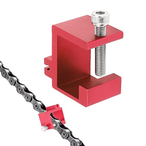 Windance Motorcycle Chain Alignment Tool, Sprocket Chain Maintenance Compatible for ATV Dirt Bike Scooter (Red) - color: Red