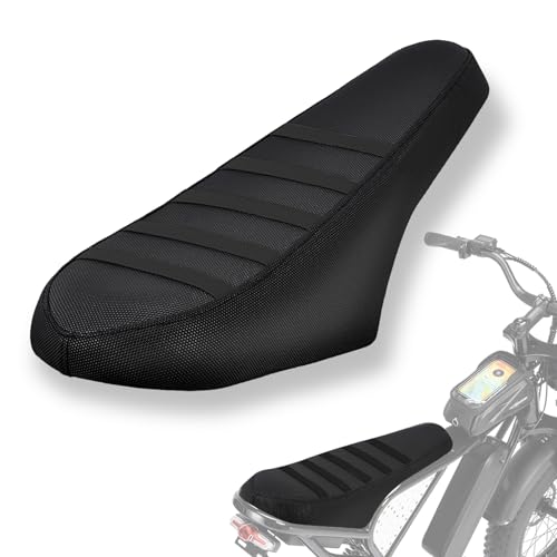 Non-Slip Seat Cover Compatible Fit for Ridstar Q20/Q20 Pro Lite EBike E-Bike, Electric Bike Soft Seat Cover Black - color: black