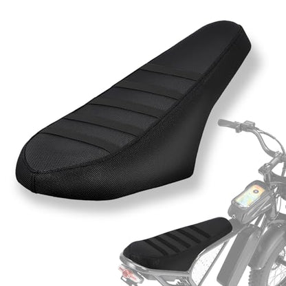 Non-Slip Seat Cover Compatible Fit for Ridstar Q20/Q20 Pro Lite EBike E-Bike, Electric Bike Soft Seat Cover Black - color: black