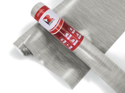 3M 2080 Series BR120 Brushed Aluminum Dual Cast 3D Grained Finish Vinyl Car Wrapping Film - 1ft x 1ft - Vehicle Sheet Roll - color: Brushed Aluminum - 2080 BR120, size: 1ft x 1ft