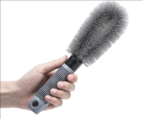Generic Alloy Wheel Cleaning Brush, Rim Cleaner for Your Car, Motorcycle or Bicycle Tire Brush Washing Tool for Car Bick,Motorcycle