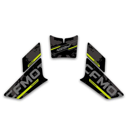 Motorcycle Tank Pad,Motorcycle Fuel Tank Protector,Gas Tank Decals Compatible with CFMOTO 450MT CF Moto MT450 450 MT(MmYellow Green) - color: Mmyellow Green