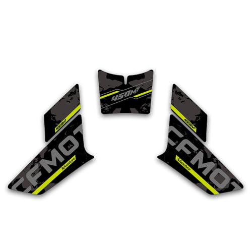 Motorcycle Tank Pad,Motorcycle Fuel Tank Protector,Gas Tank Decals Compatible with CFMOTO 450MT CF Moto MT450 450 MT(MmYellow Green) - color: Mmyellow Green
