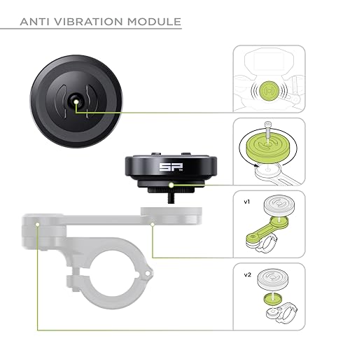 SP CONNECT Moto Bundle II with Anti Vibrations Module| SPC+ | Compatible with for iPhone 13 Pro Max/12 Pro Max| Motorcycle Phone Mount |Phone Mount for Motorcycle Handlebars | Cell Phone Holder - style: iPhone 13 Pro Max/12 Pro Max
