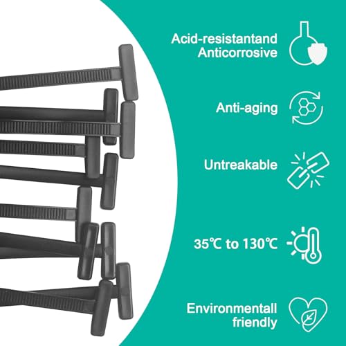 150Pcs Nylon Universal Cable Tie Buckle - New Multifunctional Nylon Zip Ties, Heavy Duty Plastic Rivet T Zip Ties Style, for Daily Maintenance And Fixing Of Automobiles