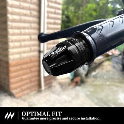 Motorcycle Handlebar End Plugs For Rebel 1100 (CMX1100) 2021-2024 17mm Diameter 7/8” Bars CNC Handlebars (See details below) rebel 1100 Accessories (Black) - color: Black