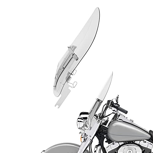 TCMT Motorcycle Windshields Chrome Bracket Windscreen Fits for Harley Davidson 1995-2022 Road King 2017-2025 Road King Special