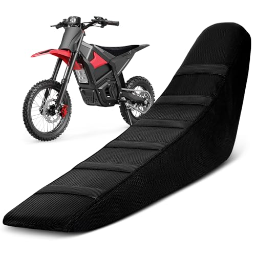 Ebike Seat Cover for Yozma IN10 Tutto Tuttio Soleil 01 Tutti Electric Dirt Pit Bike Motorcycle Non-Slip Soft Cushion Black - color: deep black background black stripes