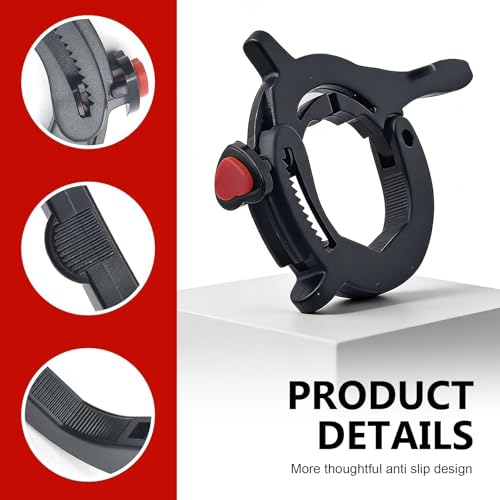 Motorcycle Cruise Control Assist, Motorcycle Throttle Lock, 1.18"-1.57" Motorcycles Cruise Control Throttle Clamp, Compatible with Most Handlebar, for Motorcycles & E-Bikes/Scooters (Black)