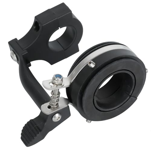 Universal Cruise Control Throttle Assist Thumb Throttle Lock Adapter Assist Clamp Kits Fits for Motorcycles, Motorbike with 7/8" and 1" Diameter Bars Handlebar Accessory Black