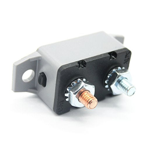 ZOOKOTO 12-24V 40 Amp ATV Resettable Circuit Breaker Fuse Holder 40A - color: 1Pcs, size: 40A