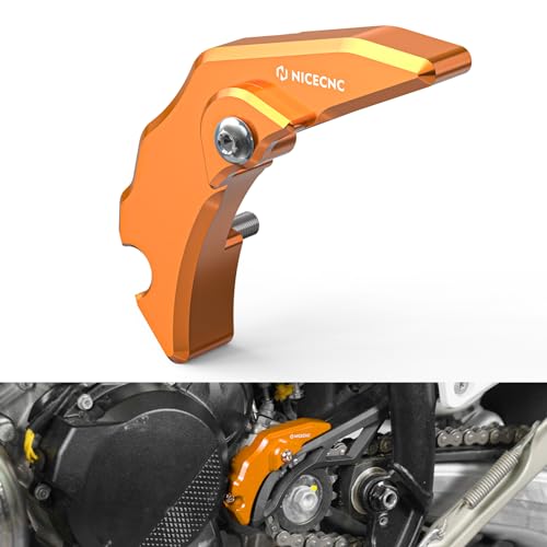 NICECNC Clutch Slave Cylinder Cover Protector Guard Compatible with KTM 250 300 XC SX 2023-2024 250 300 EXC XCW 2024,Compatible with Husqvarna 300 TX 2023-2024 250 300 TE 2024,Orange Easy to Install - color: orange